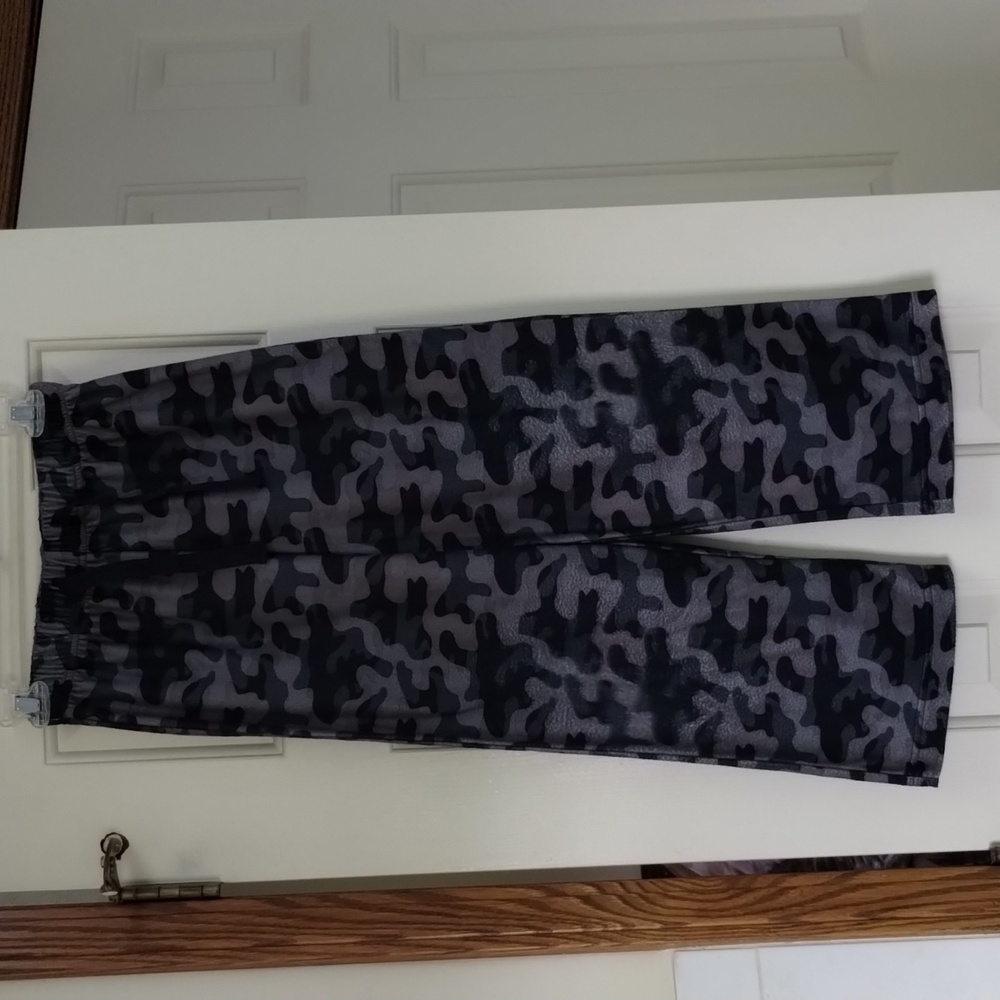 Boy's Cherokee black/gray patterned pajama pants, worn once, like new